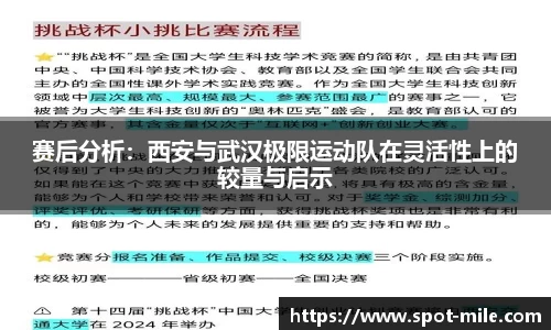 赛后分析：西安与武汉极限运动队在灵活性上的较量与启示